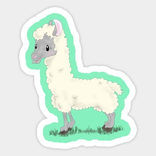 No drama Llama Sticker